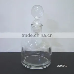 220ml Aroma Reed Diffuser Clear Glass Bottle thumbnail-1