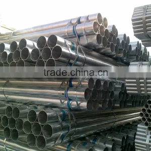 Hot Dipped Galvanized Round Steel Tubes/pipes for Building Material thumbnail-2