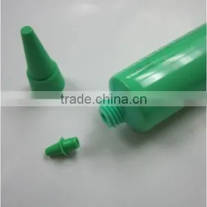 Round Cosmetic Tube With Acutilingual Head and Nozzle Cap thumbnail-3