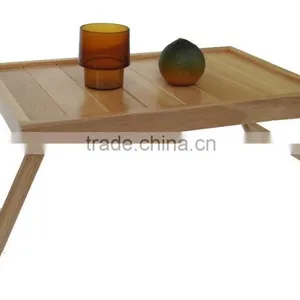 Wooden Folding Bed Tray thumbnail-1