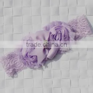 Fashion Baby Lace Flower Headband Infant Headband Toddler Headband Navy Blue Headband Baby Flower Hair Band Wh-1738 thumbnail-5
