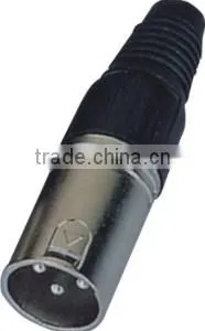 JYA5002 3pin XLR Cable Plug,cannon Connector thumbnail-1