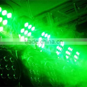 9 x 10W LED Par Light RGBW PAR 64 90W DMX512 Slim Effect DJ Stage Lighting thumbnail-5
