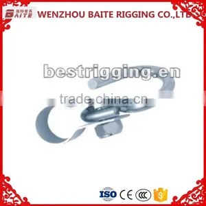 M10*50MM Zinc Plated Collar Swing Hook With Snap Hook In Carabiner Rigging Hardware Manufacturer thumbnail-1