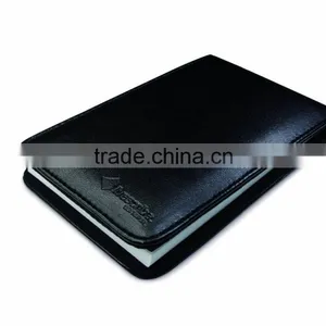 Fashion Small Leather Flip Paper Business Memo Pad Holder thumbnail-2