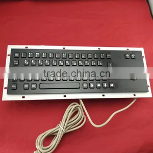 Russian IP65 Stainless Steel Waterproof Usb Metal Keyboard thumbnail-1