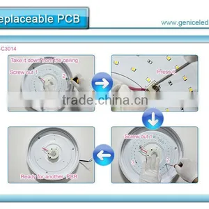 SMD Led Ceiling Lamp 14w Aluminum Shell pc Cover Internal Driver With Good Performance thumbnail-6