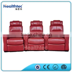 Luxury Red Home Cinema Sofa Recliner Chair thumbnail-2