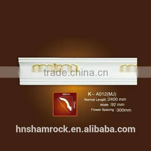 Interir Decoration PU Plastic Crown Mouldings thumbnail-1