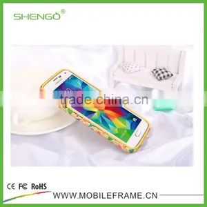 Funky Mobile Phone Metal Case/TPU Inlaid Phone Case for Samsung S5 thumbnail-3