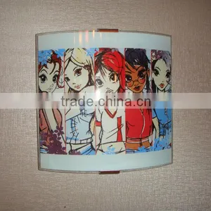 Creative Design Glass Cartoon Wall Lamp for Kids From China MB3236-07 thumbnail-1