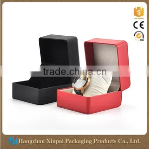Wholesale Custom Logo Printed Red/Black Cheap Single Watch Storage Box Quality Choice thumbnail-1