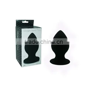 New Arrival Black Anal Sex Toys With Strong Suction Cup Base thumbnail-1