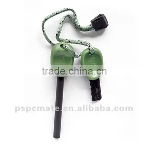 Camp Emergency Flint Fire Starter With Compass & Whistle thumbnail-1