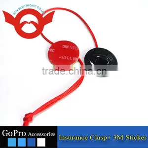 Insurance Clasp Safety Tethers With 3M Sticker for GoPro Hero 3+/3/2/1 Gp21 thumbnail-2