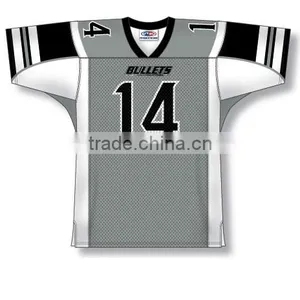 Polyester Spandex Custom Sublimated Bullets American Football Jersey/Shirt thumbnail-1