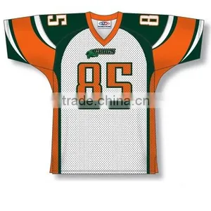 Polyester Spandex Custom Sublimated Crocodiles American Football Jersey/Shirt thumbnail-1