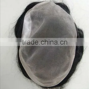 Fine Quality Toupee in Stock With Mono thumbnail-1