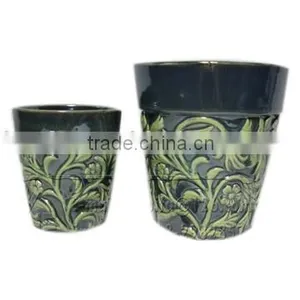 Glazed Ceramic Garden Pot thumbnail-1