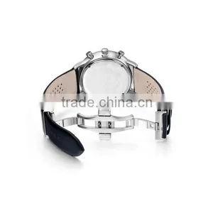 Three Eyes Six Hands Calendar Japan Movt Quartz Watch Stainless Steel Back thumbnail-2