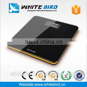 150kg LCD Colorful Plastic Interlayer Tempered Glass Electronic Digital Body Weighing Bathroom Scale thumbnail-4