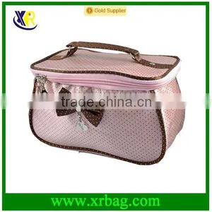 Fashion Girls Satin Makeup Bags/girls Overnight Bags Shenzhen Factory thumbnail-1