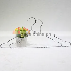 Deluxue Stainless Steel Metal Clothes Hanger thumbnail-2