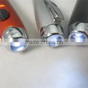 5 in 1 Multi Function Screwdriver Led Light Touch Plastic Ballpoint Pen thumbnail-4