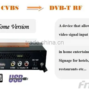 FUTV4622A DVB-T MPEG-4 AVC/H.264 SD Encoder Modulator (Tuner,CVBS/RCA In; RF Out) With USB Upgrade for Home Use thumbnail-4