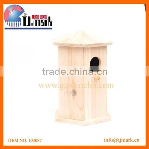 HEXAGON ROOF WOODEN HOUSE 26.0X18.8CM thumbnail-1