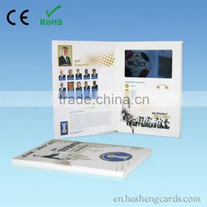 7-inches Unique Hot Sex Mp4 hd Video Brochure for Advertising/greeting /wedding /birthday thumbnail-2