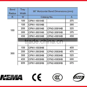 Cable Tray Fitting Horizontal Bend thumbnail-3