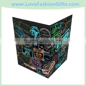 Visa Stamps BLACK -Passport Cover thumbnail-1