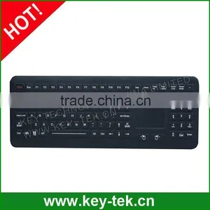 Excellent Tactile Feeling Silicone Backlit Keyboard for Hospital thumbnail-1