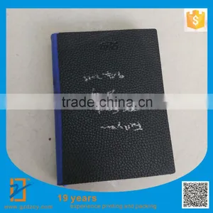 Custom Notebook, Leather Notebook, Black Blue Notebook, Free Shipping thumbnail-1
