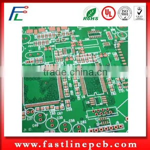 Green Solder Mask Rogers PCB 4 - Layer 1OZ Copper THK High Reliability thumbnail-5