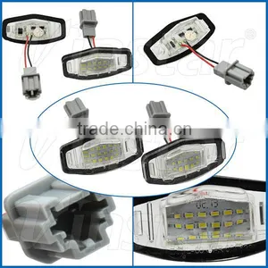 Wholesale Error Free Xenon White OEM for Hon.da LED License Number Plate Light thumbnail-3