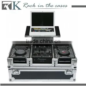 CDJ Workstation 350 / 400 Flightcase For Pioneer CDJ350 / CDJ 400 / DJM400 (black, Silver) thumbnail-1