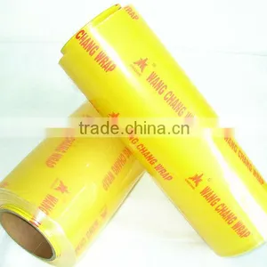 Plastic Wrap Food Grade Pvc Cling Film ,customize Logo Pvc Cling Film Roll thumbnail-6