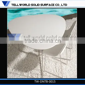 Commercial Fast Food Shop Modern Grey Marble Dining Table Prices thumbnail-6