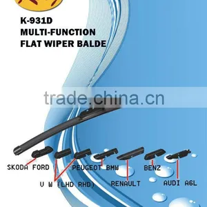 K-931D Multifunction Flat Wiper Blade With 10 Adapters, Auto Wipers thumbnail-1