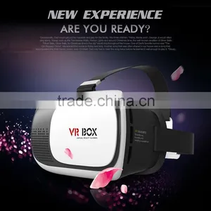 VR Virtual Reality Glasses Google Cardboard 3d Game Movie for 3.5" - 6.0" Smart Phone Head Mount Plastic VR BOX 2.0 Version thumbnail-2