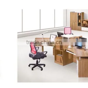 Colorful Knock Down Fashionable China Furniture Office Workstation for 2 Person thumbnail-6