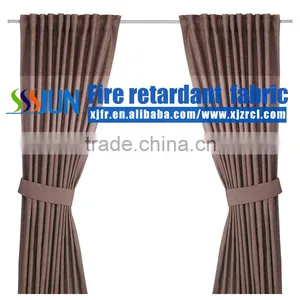 Permanent Flame Retardant Blackout Curtain Design for Living Room XJZ 2009-6 thumbnail-1