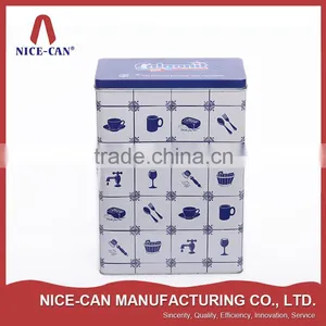 Factory Custom Bulk Sale Food Grade Packing Tin Box Empty Tea Tin Can thumbnail-1