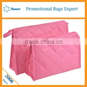 Wholesale Waffle Weave Cosmetic Bag Plain Canvas Cosmetic Bag Pvc Cosmetic Bag thumbnail-5