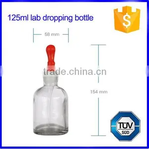 Lab Glass Dropper Bottles With Ground-in Pipette and Latex Rubber Nipple Supplier's Choice thumbnail-1