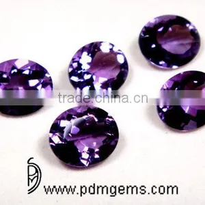 Oval Shape Cut Amethyst Loose Calibrated Gemstone, Amethyst Cut Stone thumbnail-2