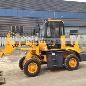 Manufactuer SZM 908 Mini Loader 4WD With CE Mini Wheel Loader thumbnail-4