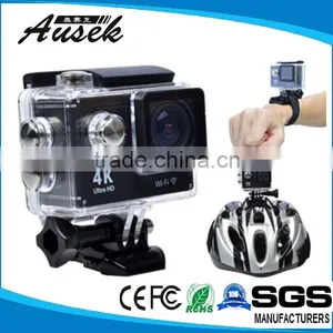 Mini Wifi Sport Helmet Camera 4k With Waterproof Case Used for Diving/surfing,swimming thumbnail-1